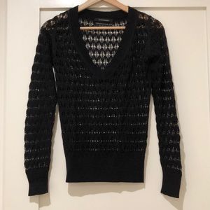 Club Monaco Crochet Sweater